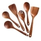 thumbnail image 1 of Xiao Hua Juego de utensilios de cocina de madera de 6 piezas, resistentes al calor y antiadherentes, materiales seguros para alimentos, adecuados para cocinas domésticas y restaurantes., 1 of 5