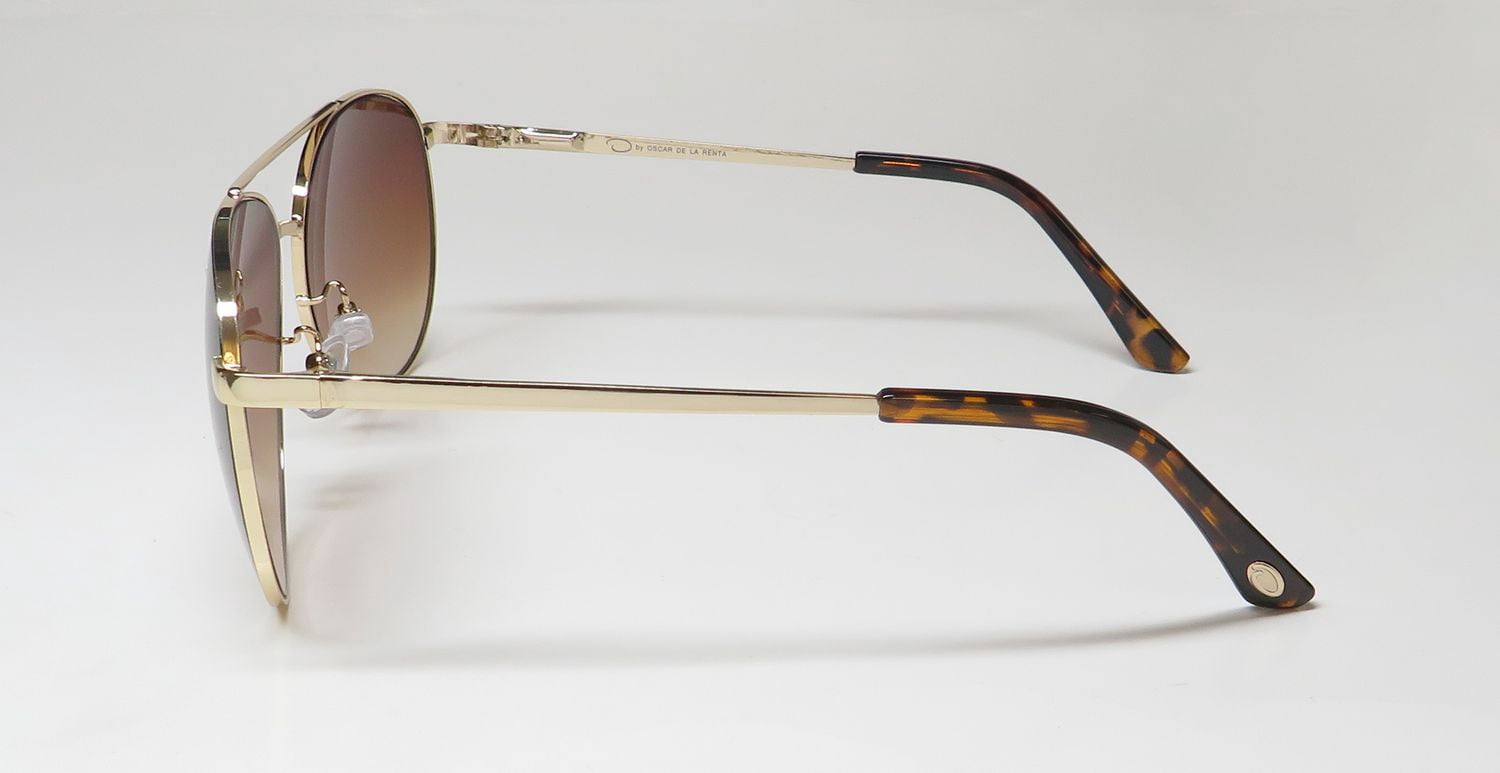 OSCAR DE LA RENTA OSCAR 3096 SUNGLASSES PILOT LOOK SHAPED LENSES CLASSIC DESIGN