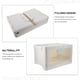 thumbnail image 4 of Caja de almacenamiento plegable Contenedores de almacenamiento contenedores de almacenamiento apilables Caja de almacenamiento de estante, 4 of 4