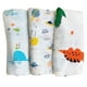 thumbnail image 1 of Set 3 Mantas Muselina Bebé 100% Algodón Suave Transpirable Dara Baby  Acc0052, 1 of 1