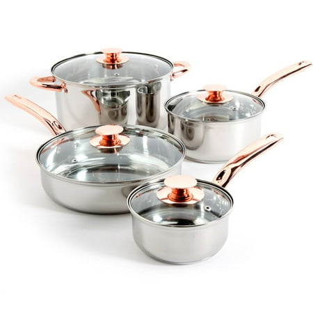 Sunbeam Ansonville Stainless Steel 8 Piece Cookware