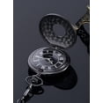 thumbnail image 4 of Vintage Roman Numerals Scale Quartz Pocket Watch With Chain, 4 of 5