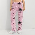 thumbnail image 6 of Hearthz Halloween Mens Flannel Pajama Pants Plush Fuzzy Men's Pajama Pants Warm Cozy Pj Bottoms Lounge Pants Fleece Pj Pants, 6 of 8
