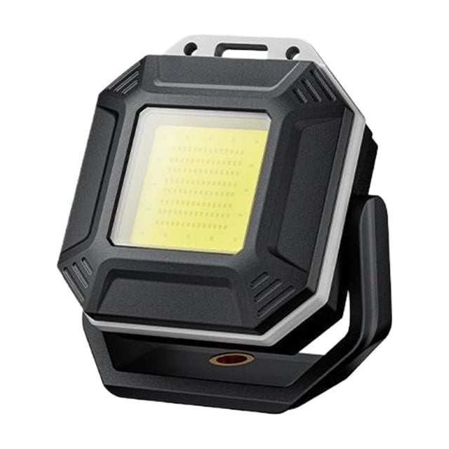 Wosthever Linterna de trabajo LED recargable para reparación automotriz, linterna portátil recargable de emergencia con LED COB Estufas de camping