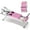 Pink, variant on ZIVACATE Pilates Reformer Foldable Reformer Pilates Machine 86.6in for Home Use, with Dual Resistance- Springs and elastic cords, Pilates Equipment for Home Workouts, Up to 330 LBS