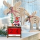 thumbnail image 4 of Ganfancp Christmas Painted Calendar Ornaments Cute Santa Claus Christmas Snowman Christmas Design Wooden Home Office Desktop Decoration Holiday Gift Choice Ofertas de La Semana 1 X Péndulo, 4 of 6