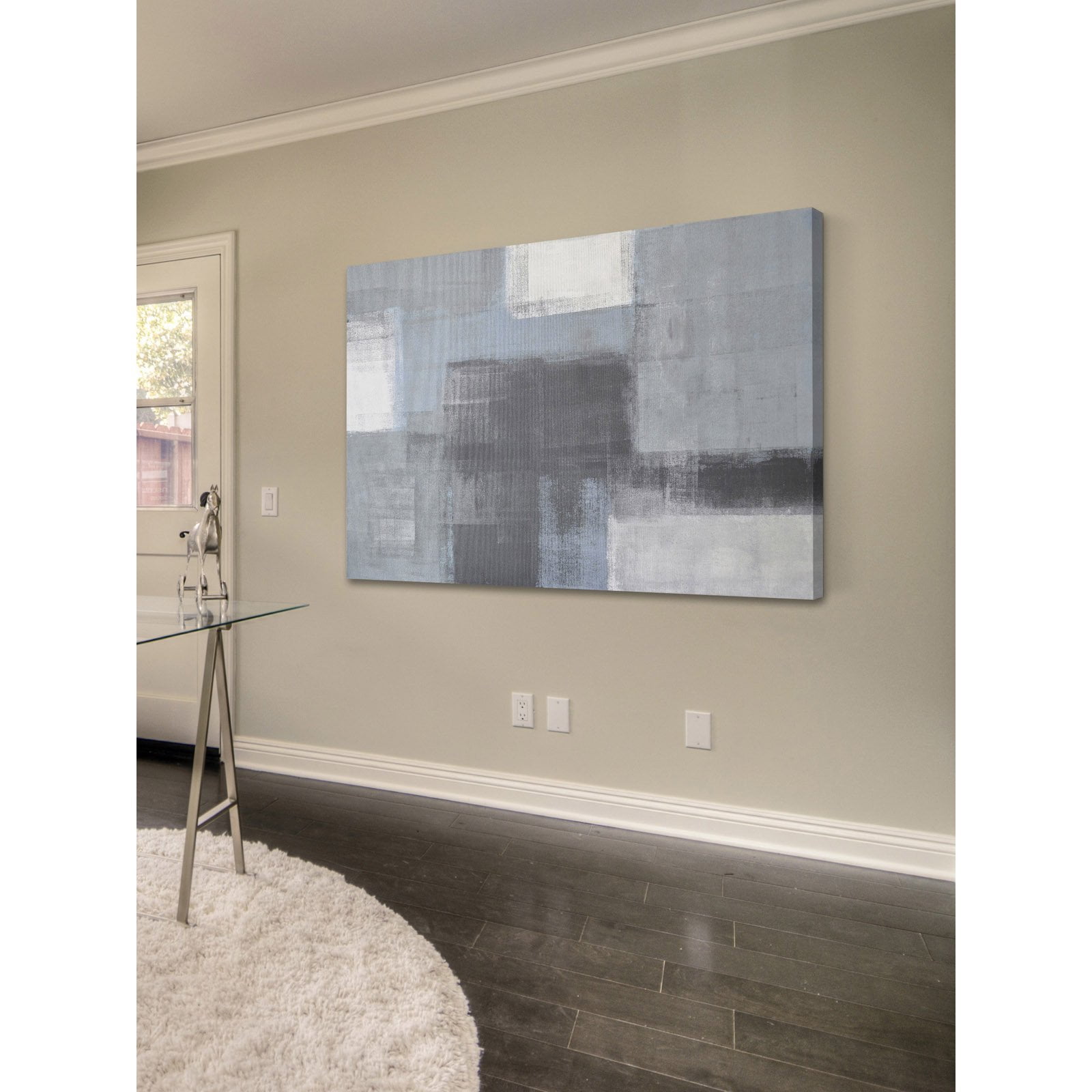 "Suspicious Edges" Painting Print on Wrapped Canvas