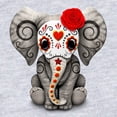thumbnail image 2 of CafePress - Red Day Of The Dead Sugar Skull Baby Elephant Body - Cute Infant Bodysuit Baby Romper - Size Newborn - 24 Months, 2 of 3