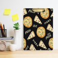 thumbnail image 5 of Acrylic Clipboards with Low Profile Clip, A4 Standard Size 9" x 12.5" File Holder for Writing Drawing, Clip Boards for Doctors Offices, Pizza Pattern Gifts, 5 of 7