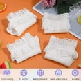 thumbnail image 3 of 3 Pairs Ankle Sock Ruffles Lace Sock, 3 of 5