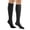 Black, variant on 1Pair Zipper Compression Socks Women & Men - Calf Knee High 15-20mmHg Closed Toe Compression Stocking