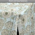 thumbnail image 4 of Floral Dog Crate Cover, Close up View of Burgeoning Flowers and Leaves on Branches, Easy to Use Pet Kennel Cover Small Dogs Puppies Kittens, 7 Sizes, Pale Blue Pastel Green, by Ambesonne, 4 of 6