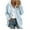Light Blue, variant on flyskyup Fuzzy Sherpa Jackets for Women Fleece Plush Hooded Coats Warm Outerwear with Pockets