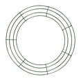 thumbnail image 2 of Wire Wreath Frame Iron Flower Wreath Frame Christmas Wreath Frame Wreath Rings Green 25cm, 2 of 9