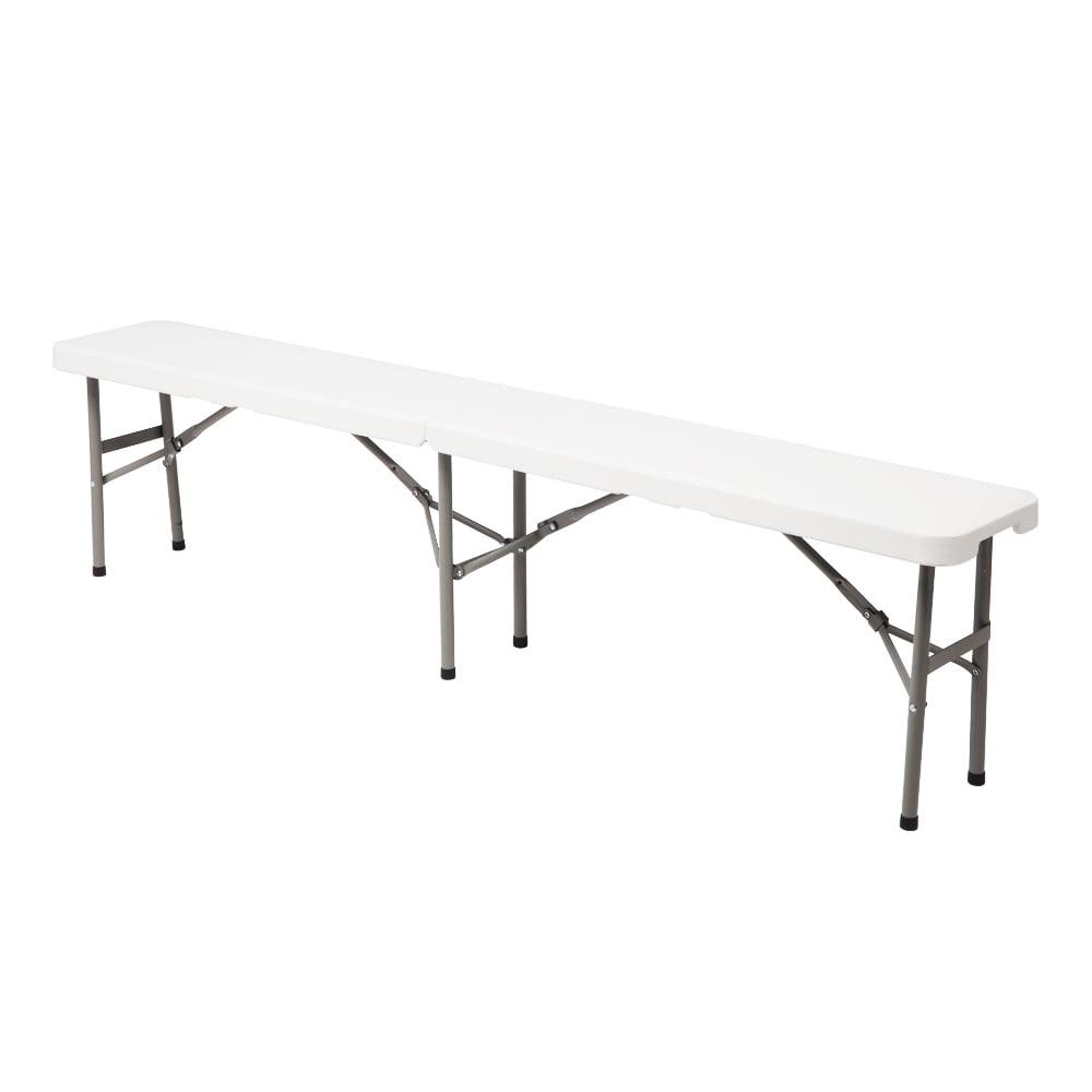 Lowestbest 6FT Outdoor Foldable Bench, Light-weight Portable Bench for Courtyard Lowestbest 6FT Outdoor Foldable Bench, Light-weight Portable Bench for Courtyard