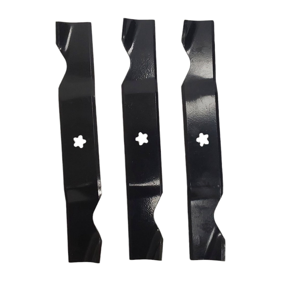 Proven Part 3 Pack Of High Lift Mower Blade Fits 532187256