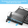 thumbnail image 5 of Auledio 3 Tier Metal Spice Rack (2 Pack) Freestanding Slanted Seasoning Jars Rack for Kitchen Cabinet, Black, 5 of 7