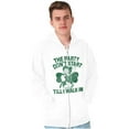 thumbnail image 5 of Popeye Saint Patricks Day Party Zip Up Hoodie Men's Women's Brisco Brands M, 5 of 6