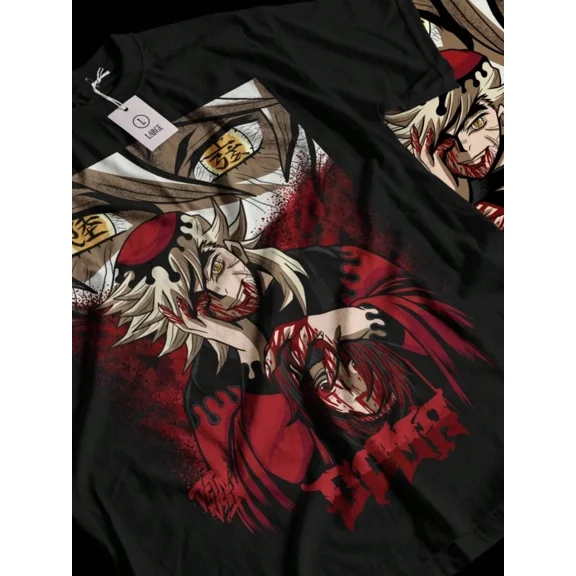 Reprint Rare Doma Kimetsu No Yaiba Tanjiro T Shirt Anime Unisex 23