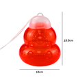 thumbnail image 3 of Atrapador de abejas en forma de calabaza, trampa reutilizable para insectos de abejas para jardín (rojo), 3 of 3