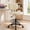 Beige-F, variant on Simenmax Tall Office Chair, Low Back Drafting Chair PU Leather Standing Desk Chair with Footrest Ring, Swivel Rolling Stool for Studio, Lab, Counter, Small Spaces, Black
