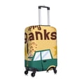 thumbnail image 3 of Daiia Happy Thanksgiving Day Luggage Cover, Thickened Washable Travel Luggage Covers, Elastic Unique Baggage Covers for 18-20 inch Luggage-Large, 3 of 9
