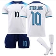 thumbnail image 1 of SWhite 10B2023 Traje de jersey de fútbol de nuevo diseño para hombres y mujeres Kane 9 # Grealish 7 # Sterling 10 # Blanco Manga corta Deporte para niños Uniformes de fútbol para correr esquí esquí Gafas de esquí, 1 of 1