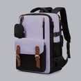 thumbnail image 2 of HJYCHN School Backpack for Boys Large Capacity Unisex Laptop Daypack for College Travel Hiking Kids Teens Boys Girls School Backpacks Light Purple One Size, 2 of 4