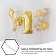 thumbnail image 2 of Party Balloon Confetti Filler Balloon Sequin Filler Gold Powder Filling Tool, 2 of 9