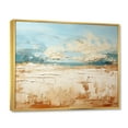 thumbnail image 2 of Designart "Coastal Beach Sand I" Modern Floater Framed Wall Decor, 2 of 7