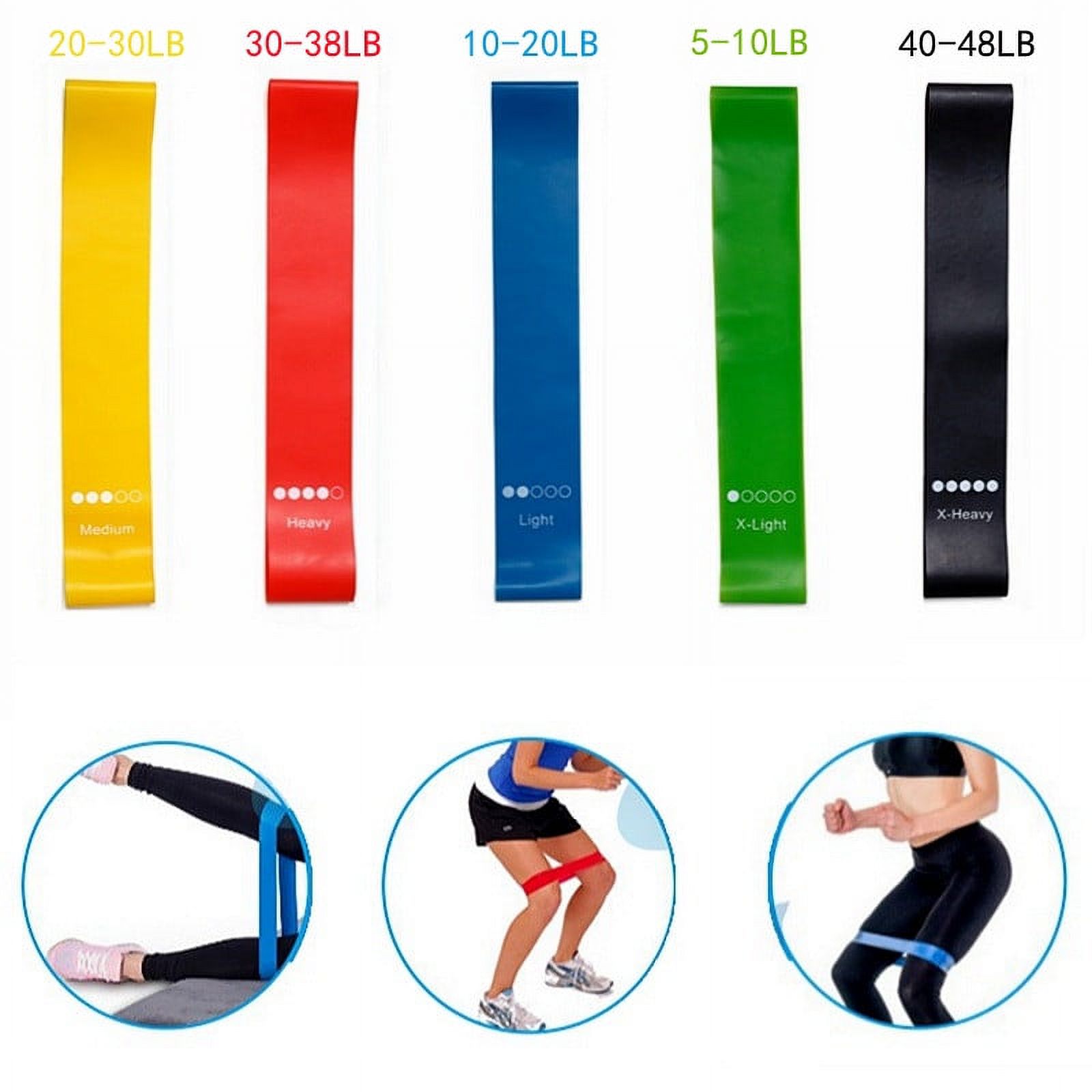 DABEI 1pc Heavy Duty Latex Resistance Band, Exercise Yoga Elastic Band For Sport Strength Training, Body Stretching, Workout, Pilates