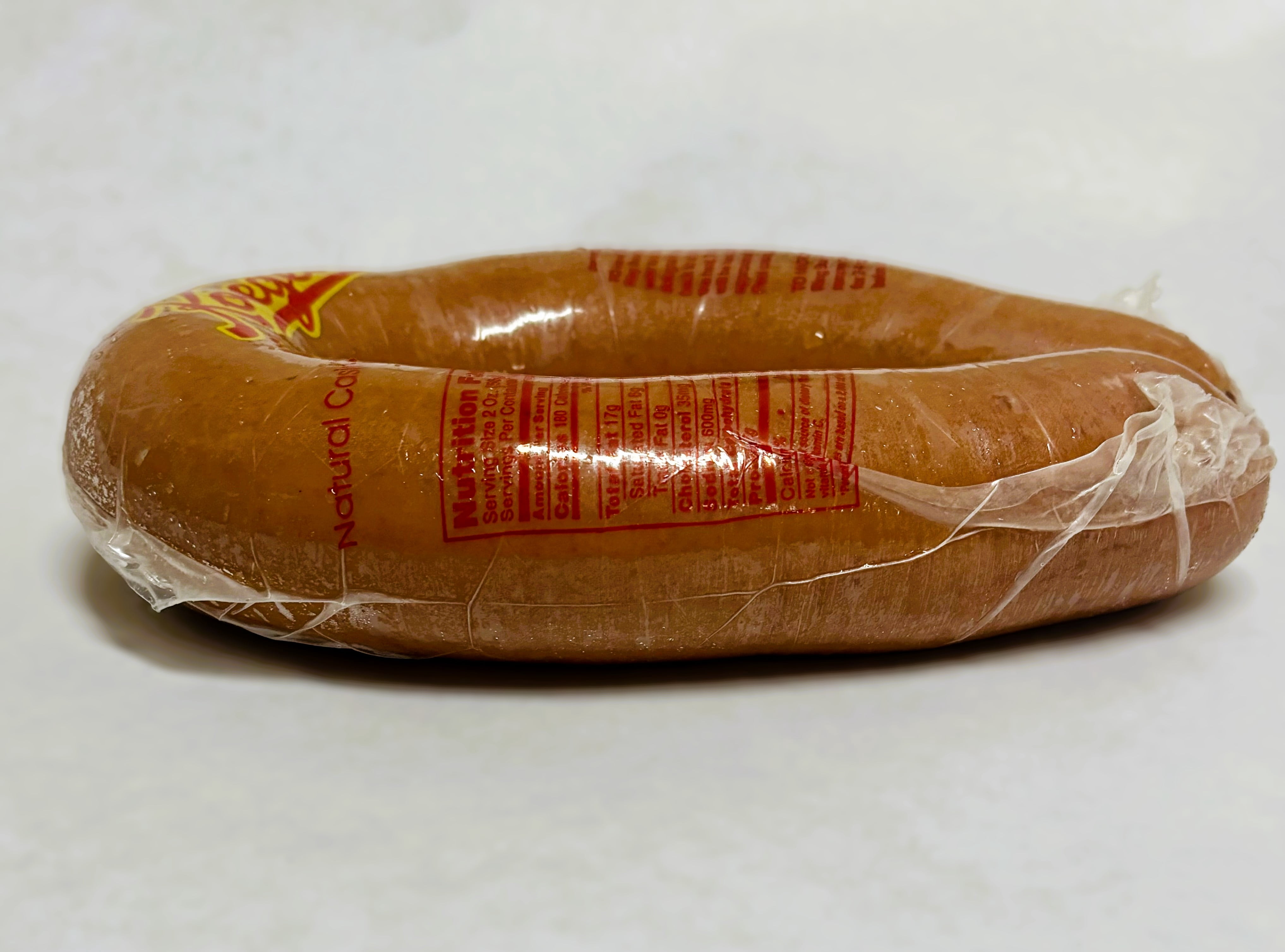 Koegel's Natural Casing Large Ring Bologna, Naturally Smoked, Vacuum Sealed Package