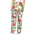 thumbnail image 6 of Pajama Pants Women - Flamingo Hummingbird Red Soft Breathable Sleep & Lounge Pants for Women, Comfy Casual Pj Pants Bottoms with Pockets, 6 of 7