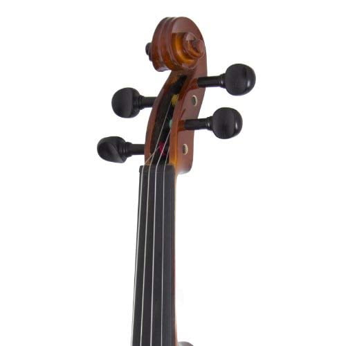 Mendini By Cecilio Violin For Kids & Adults - Beginners Violins Kit For Student w/Case, Rosin, 2 Bows, Tuner, Lesson Book - Starter Musical Stringed Instruments