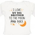 thumbnail image 4 of Inktastic I Love My Big Brother to the Moon and Back Boys or Girls Long Sleeve Baby Bodysuit, 4 of 5