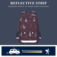 thumbnail image 5 of Backpack 12.9 *5.1 * 17.7 Inches Outing Backpack, Shopping Backpack, Travel Backpack Seamless Christmas Elements, 5 of 7