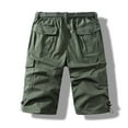 thumbnail image 3 of Men's Summer Casual Pocket Straight Leg Solid Color Shorts Ideal for Beaches, with Different Sizes and Lengths, 3 of 3
