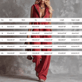 thumbnail image 4 of Women's Hooded Jumpsuit, Long Sleeve Front Zipper Romper with Pockets, Wide Leg Casual One Piece Outfit, Retro Sporty Streetwear and Loungewear​-Blue, 4 of 7
