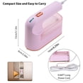 thumbnail image 2 of Steamer Iron for Clothes Multipurpose 1200W 120ml Capacity Portable Dust, 2 of 8