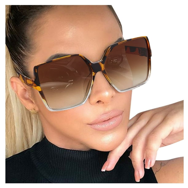 Oversized Sunglasses Womens Trendy Big Square Large Frame Sun Glasses Large Frame Frosted Square Sunglasses For Women Fashion  main image 2