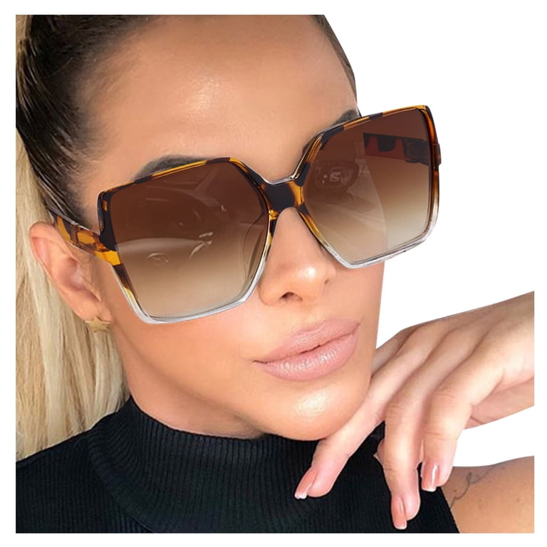 Aligament Oversized Square Frame Sunglasses Womens Retro  display picture 1