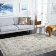 thumbnail image 2 of SAFAVIEH Valencia Maria Oriental Polyester Area Rug, Ivory/Blue, 4' x 6'2", 2 of 8