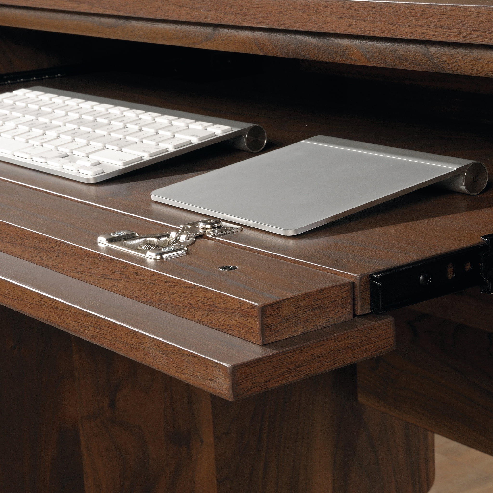Sauder Clifford Place Executive Desk, Grand Walnut Finish