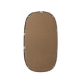 thumbnail image 2 of MR2B2036BRS-Elegant Decor-Brynn - Metal Frame Oval Mirror In Modern Style-36 Inches Tall and 20 Inches Wide-Brass Finish, 2 of 7