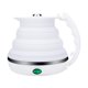 thumbnail image 1 of Silicona de Grado Alimenticio Mejorado, Hervidor Eléctrico Plegable de Viaje, Protección pa Hervir , Portátil con Doble Voltaje Y C - Blanco Baoblaze hervidor eléctrico portátil, 1 of 8