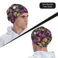 thumbnail image 6 of Logiee Halloween Skeleton Print Unisex Knit Beanie for Men Women Winter Hat,Beanies Skull Caps, 6 of 7