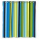 thumbnail image 1 of Cortina de ducha ABPHQTO Estampado Rayas Azul Verde Impermeable 160x180 cm, 1 of 2