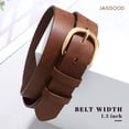 thumbnail image 6 of JASGOOD Womens Casual Leather Belts Fashion Ladies Waist Belt for Jeans Pants, 6 of 10