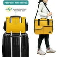 thumbnail image 3 of PetAmi Medium Dog Travel Bag with Food Containers and Bowls, Yellow, 22 L Limit, 3 of 7