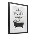 thumbnail image 2 of Stupell Industries Shabby Chic Vintage Bathing Reminders Black Framed Print Under Glass, 17 x 21, by Lettered and Lined, 2 of 8